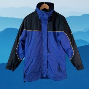 VTG 90s COLUMBIA SPORTSWEAR Women's Full Zip Boulder Ridge Jacket Blue Small